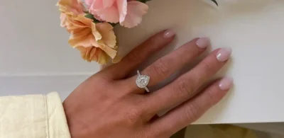 How to wear pear shaped engagement rings