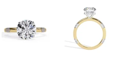 Round Cut Engagement Ring