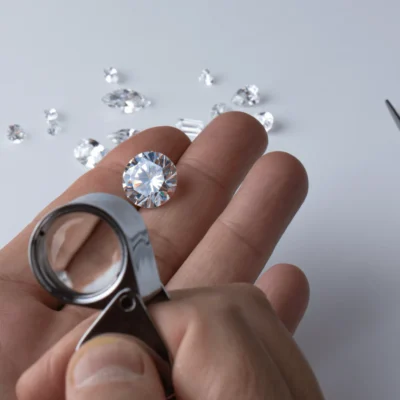 Look at the Diamond Clarity Under Magnification