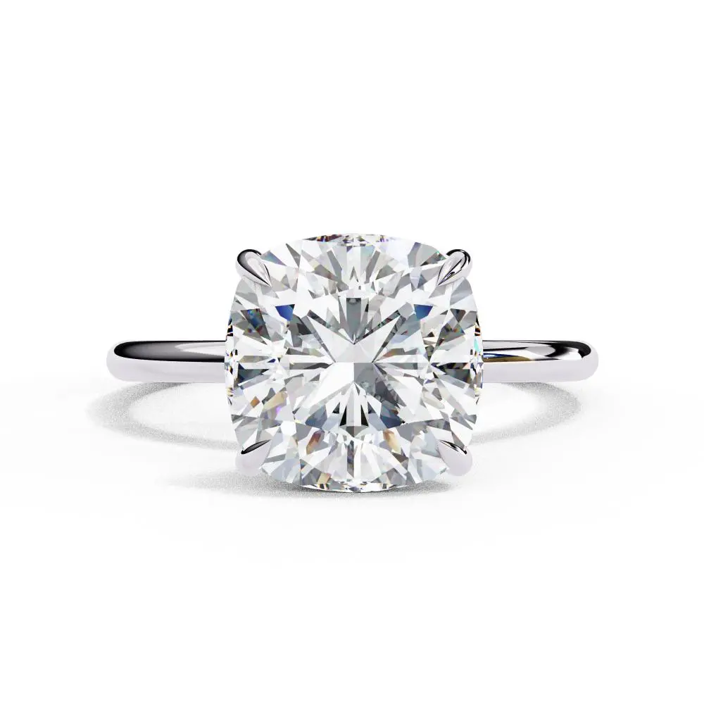 Kim Kardashian’s Cushion-Cut Diamond