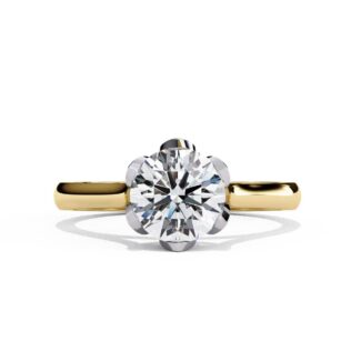 Peekaboo Diamond Ring