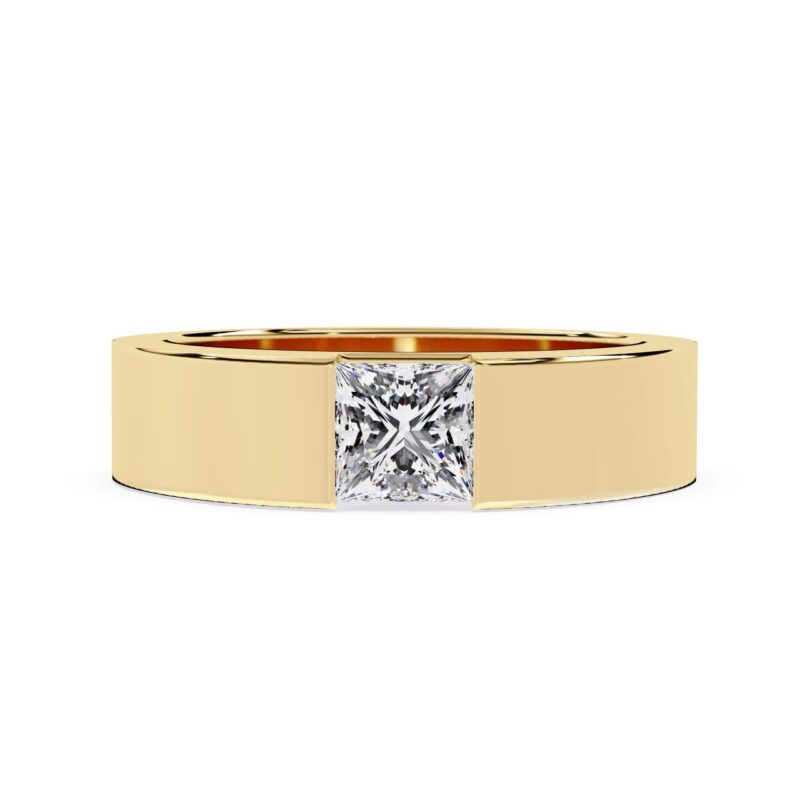 Gents Solitaire Diamond Ring