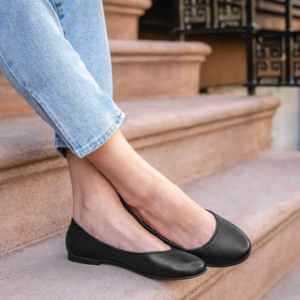 What kind of shoes does she prefer?