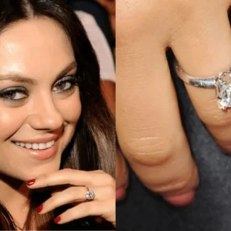 Mila Kunis Engagement Ring