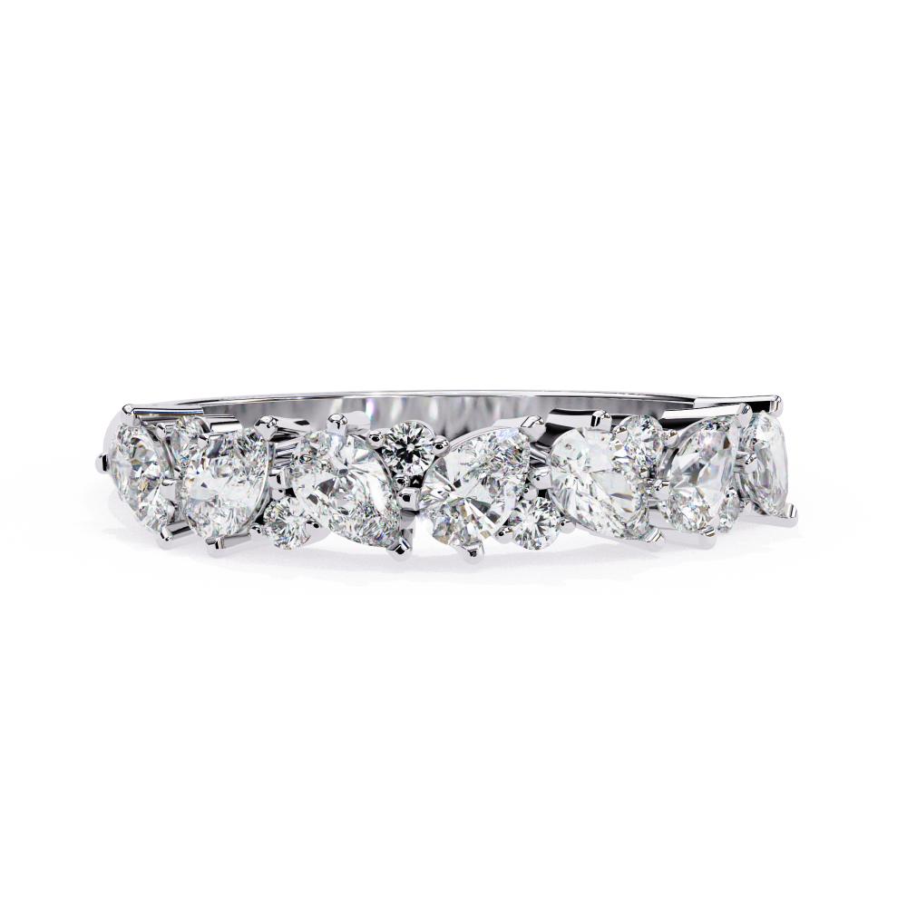 Round Solitaire with Eternity Band