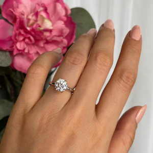 She'd love an engagement ring that is: