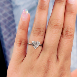 She'd love an engagement ring that is: