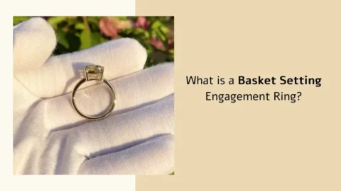 what is a basket setting engagement ring