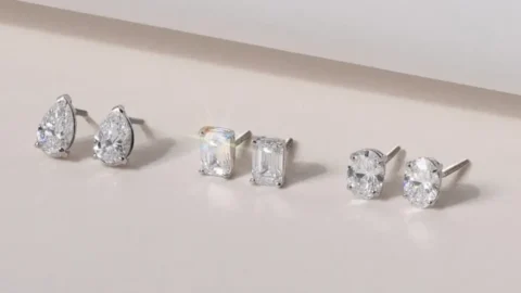 Cheapest Lab grown Diamond stud Earrings