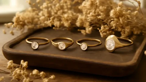 Depression Era Engagement Rings