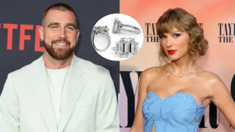 taylor swift engagement ring from travis kelce