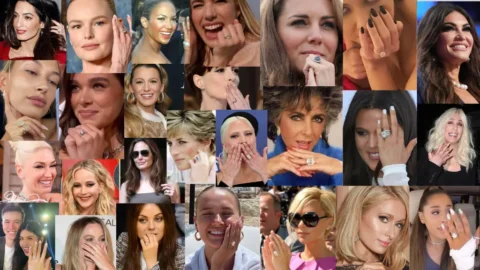 celebrity engagement rings most expensive