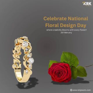 🌸✨ Happy National Floral Design Day!
Inspired by the beauty of nature, our designs bloom with elegance.
Just like flowers, our jewels are crafted with delicate artistry. 💎🌿
Each piece at KRK Jewels reflects the timeless beauty of floral design.
Celebrate creativity, celebrate nature. 🌷💖
Let your love for flowers shine through our stunning jewels. ✨🌸#KRKJewels #FloralDesignDay #NatureInspiredJewels #TimelessElegance #FloralBeauty #JewelryArt #BloomingWithLove